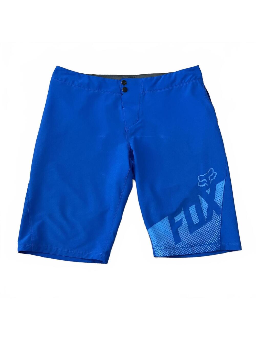 Fox Racing Mens Attitude MTB Blue Shorts Size 36